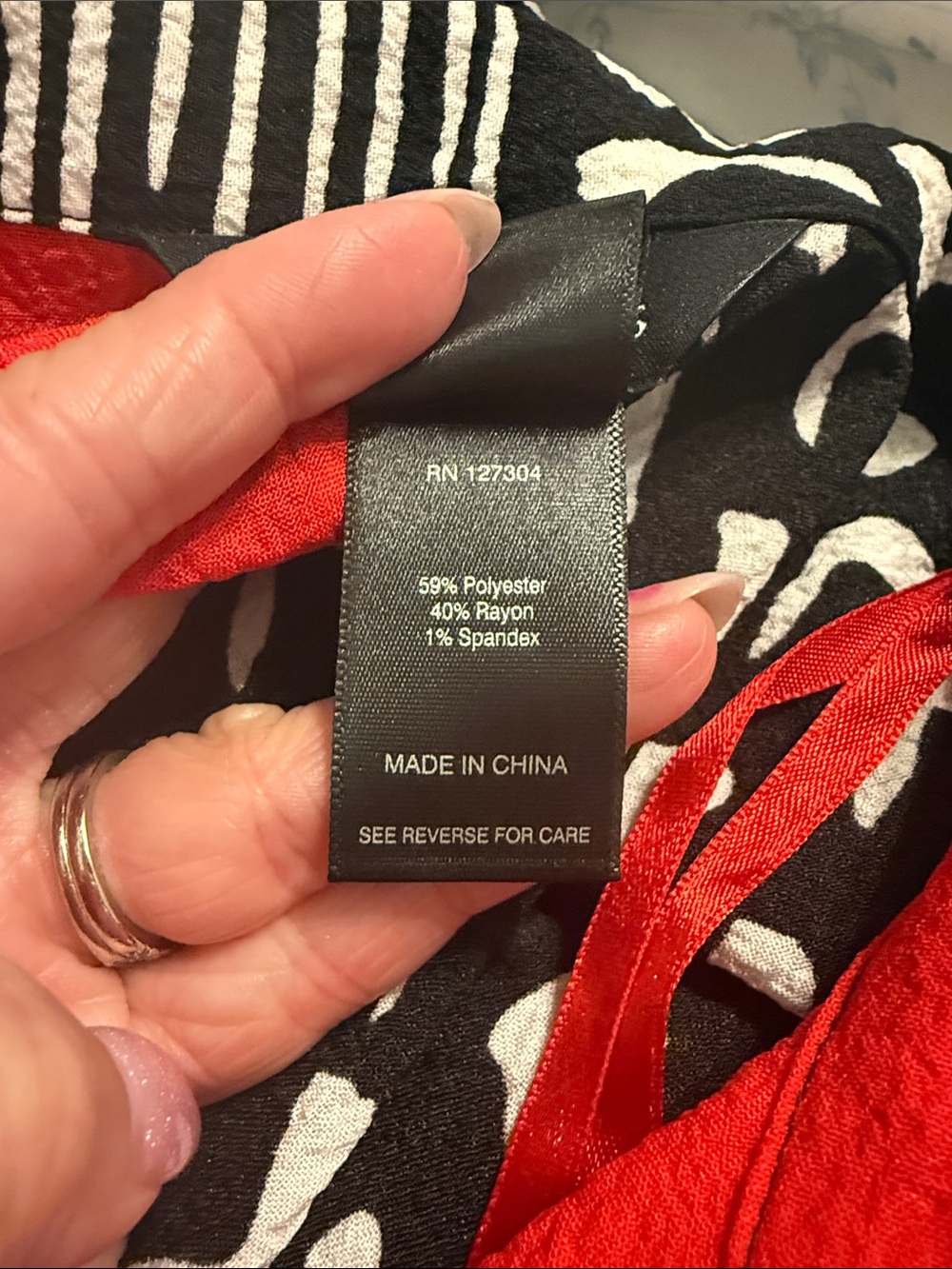 Ali MilesBold Red & Black Patterned Button Jacket - Picture 7 of 8